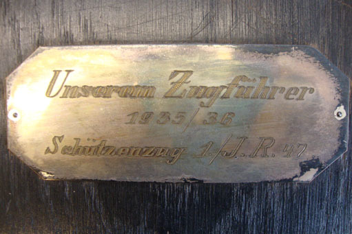 Unserem Zugfuhrer (Our Leader) 1/J.R.47\\\\ Commemorative Wall Plaque To \\\'Unserem Zugfuhrer\\\' (Our Leader) 1/J.R.47 Other Accessory