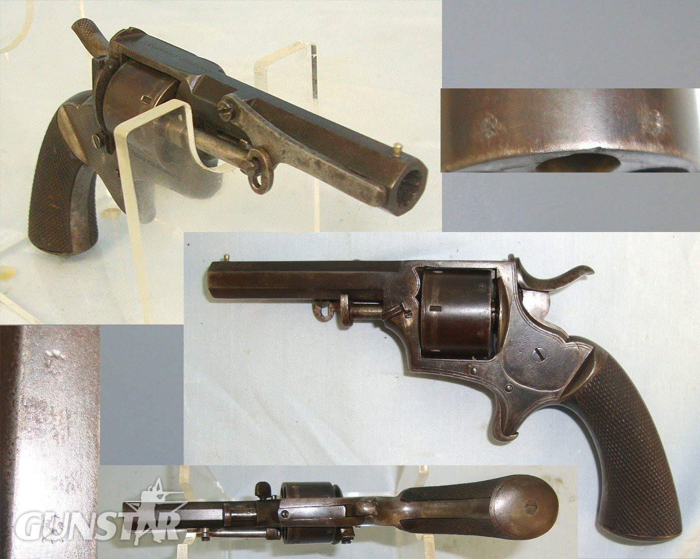  SCARCE** C1880’s J. Squires London Webley .30 Rim Fire Six-Shot Webley Pocket Revolver, Side Gate Loading With Captive Extractor Lever. Sn 23653 rim fire revolver .30 Revolver