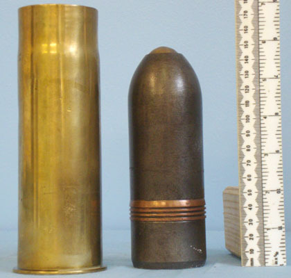 German WW 1Gruson Ballooon Gun (53x176R) German WW 1Gruson Ballooon Gun (53x176R) Round Antique & Militaria
