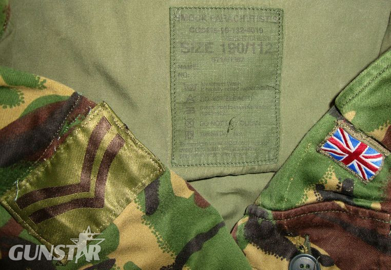  Original British NATO Airborne/ Parachutists Camouflaged Smock With Union Flag & Original British NATO Airborne/ Parachutists Camouflaged Smock With Union Flag & Clothing
