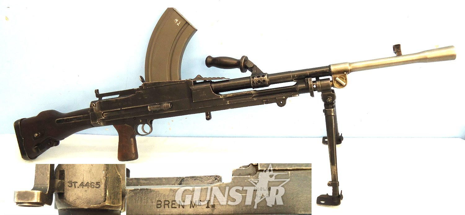 WW2, 1942 Dated Bren Mk 1m .303 Calibre Light Machine Gun By Inglis. Matching Barrel. ** OLD SPEC**1995 UK DEACTIVATION CERTIFICATED**. D 5988  WW2, 1942 Dated Bren Mk 1m .303 Calibre Light Machine Gun By Inglis. Matching Barrel. ** OLD SPEC**1995 UK DEACTIVATION CERTIFICATED**. D 5988  Various  Machine Gun in 