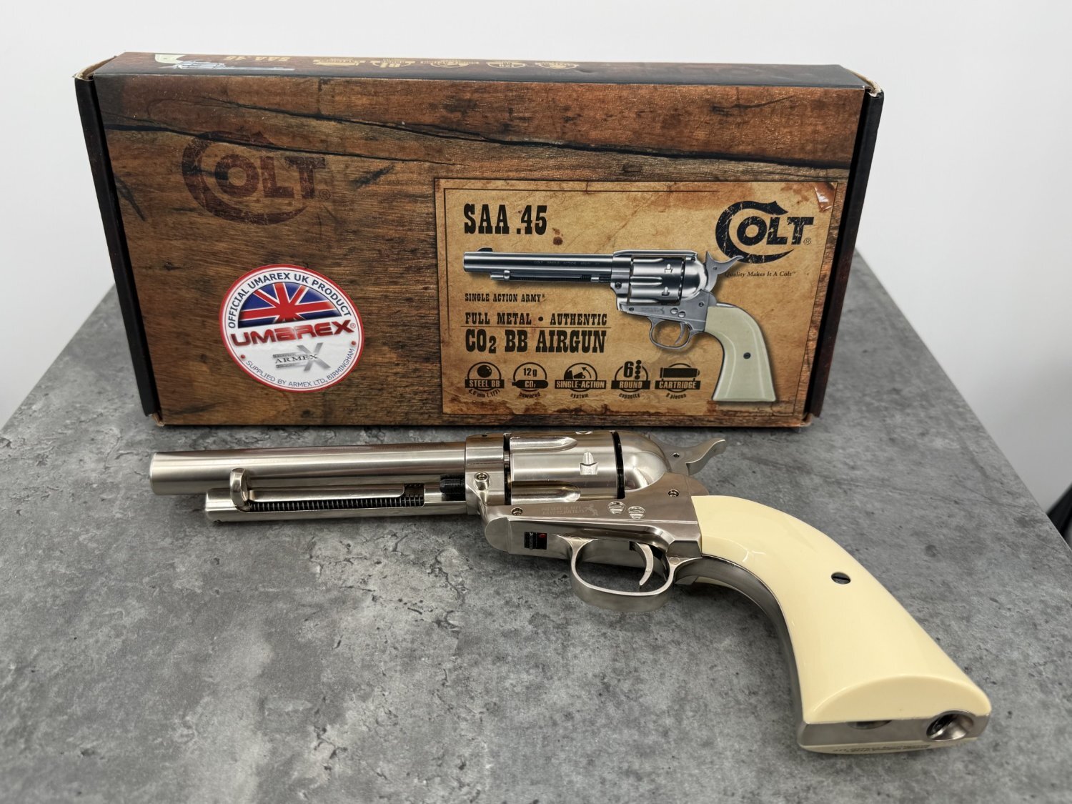 Umarex Colt SAA .45 4.5mm - {CATEGORY} in 