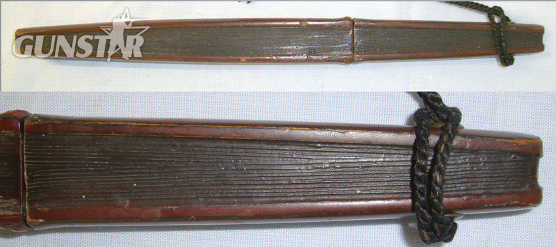 Japanese Meiji Period C 1880’s- 1910 Concealed Fan Tanto / Dagger With Tasselled Cord Knive