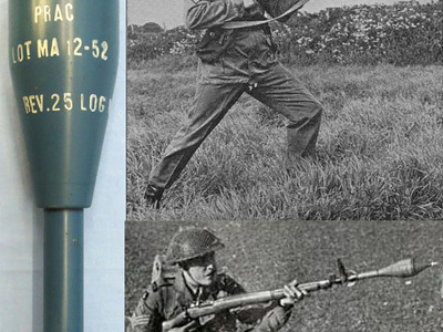 INERT DEACTIVATED. MINT, Unfired, British, 1952 Dated, No.94 Mark II, Energa Practice Rifle Grenade. - O 2078 INERT DEACTIVATED. MINT, Unfired, British, 1952 Dated, No.94 Mark II, Energa Practice Rifle Grenade. - O 2078  Other Ammunition