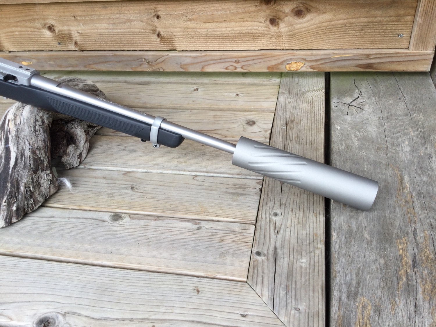 Ruger 1022 stainless custom semiautomatic rifle.22 lr Tpr  Ruger Semi-Auto .22 Rifle - {CATEGORY} in 