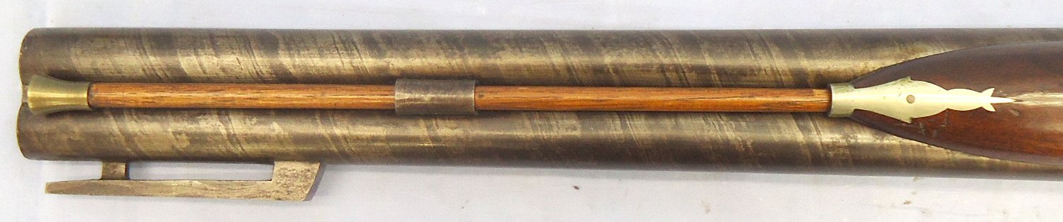 {CATEGORY} - Kavanagh & Sons Mid 1850s, Irish Constabulary Double Barrelled Percussion Carbine, .750 Bore by Kavanagh, Dublin. Sn - 22726 Muzzleloader .75 Cal Muzzleloader Rifle