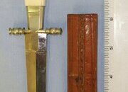 Late Victorian Era, English Form Spear Point Bowie Knife With German Silver Fittings & Scabbard. Sn 23571 Dagger