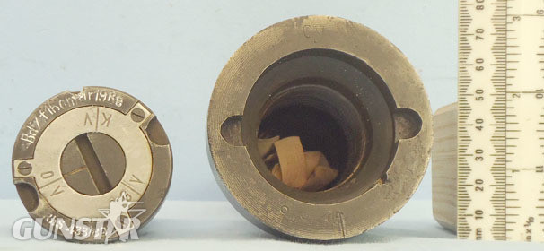 INERT DEACTIVATED. WW2 INERT Unfired German Anti Concrete Shell Base Fuse (BdZf1 INERT DEACTIVATED. WW2 INERT Unfired German Anti Concrete Shell Base Fuse (BdZf1 Antique & Militaria