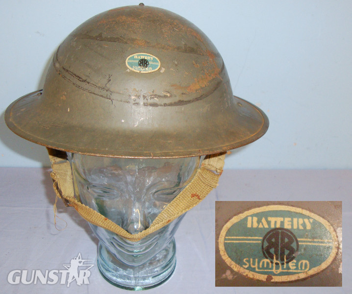 Rare* WWII Factory Watchers Steel Helmet - 2730 Rare* WWII Factory Watchers Steel Helmet - 2730 Clothing in 