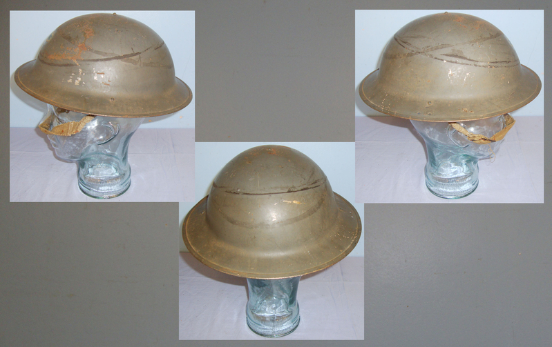 Rare* WWII Factory Watchers Steel Helmet - 2730 Rare* WWII Factory Watchers Steel Helmet - 2730 Clothing