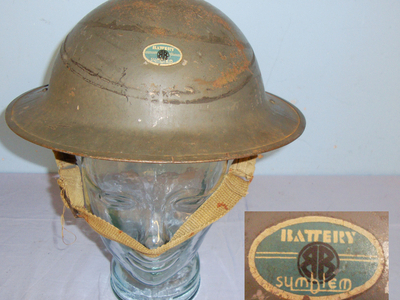Rare* WWII Factory Watchers Steel Helmet - 2730 Rare* WWII Factory Watchers Steel Helmet - 2730 Clothing
