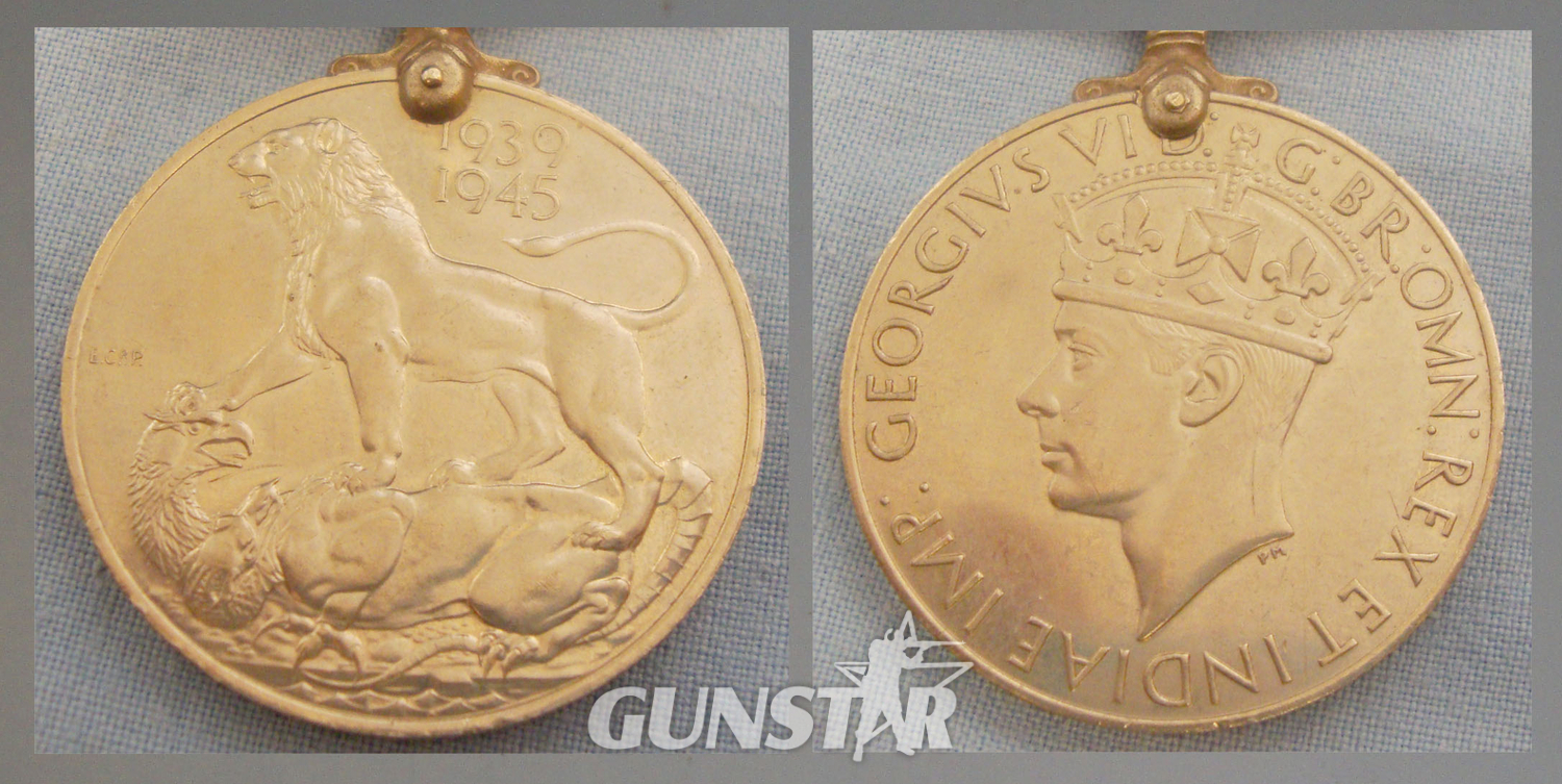 British WWII War Medal and ribbon 1939–1945. BA 421. British WWII War Medal and ribbon 1939–1945. BA 421. Antique & Militaria