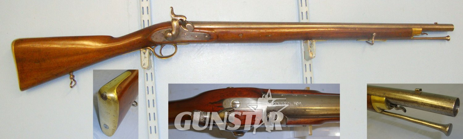 Royal Small Arms Factory (Enfield) With Lovell's Patent Catch For Constabulary Bayonets. Sn 21822 Muzzleloader .65 Cal Muzzleloader Rifle in 