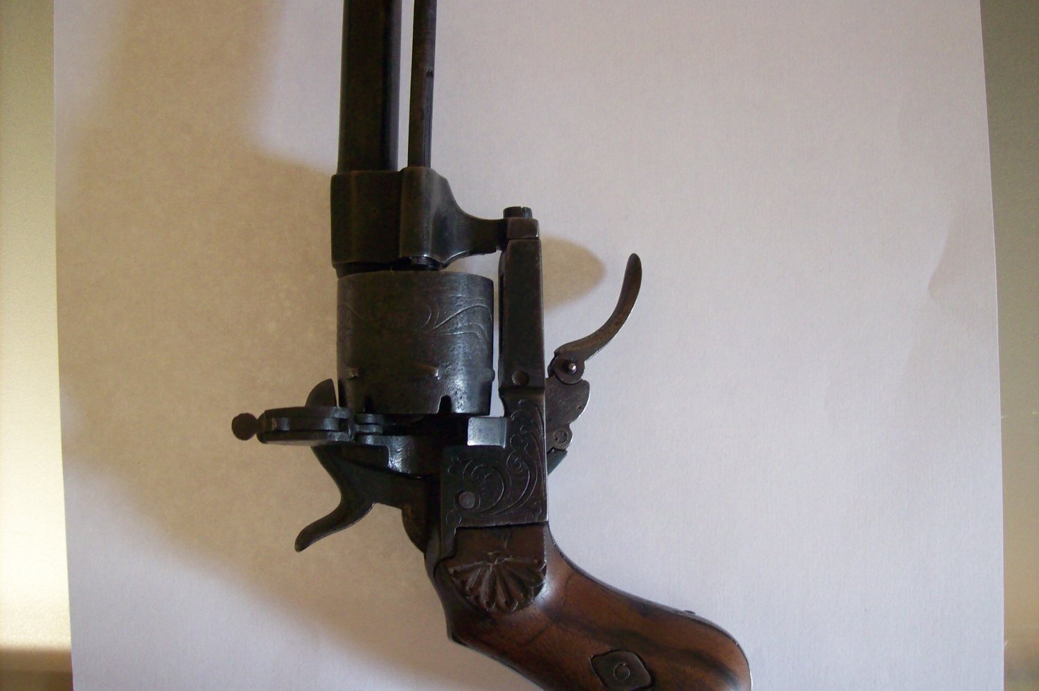 Belgian Pin fire 6 mm Revolver 