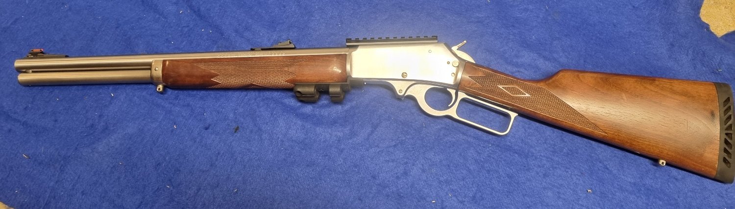  J M  MARLIN MARLIN 1895 STAINLESS Lever Action .45 Rifle