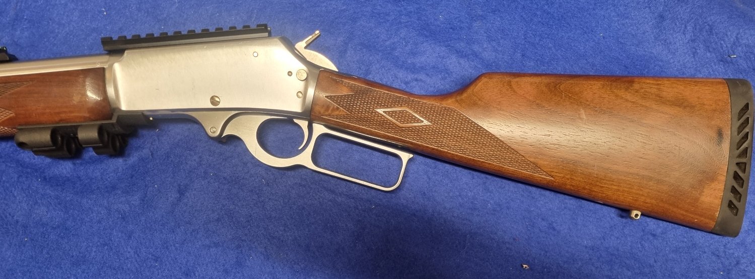 J M  MARLIN MARLIN 1895 STAINLESS Lever Action .45 Rifle