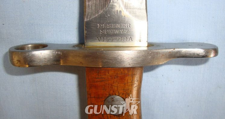  Swiss Model 1918 Schmidt Rubin Bayonet For M1911/M1931 Rifles & M41-M44 Sub Mach Bayonet