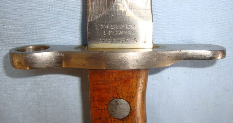  Swiss Model 1918 Schmidt Rubin Bayonet For M1911/M1931 Rifles & M41-M44 Sub Mach Bayonet