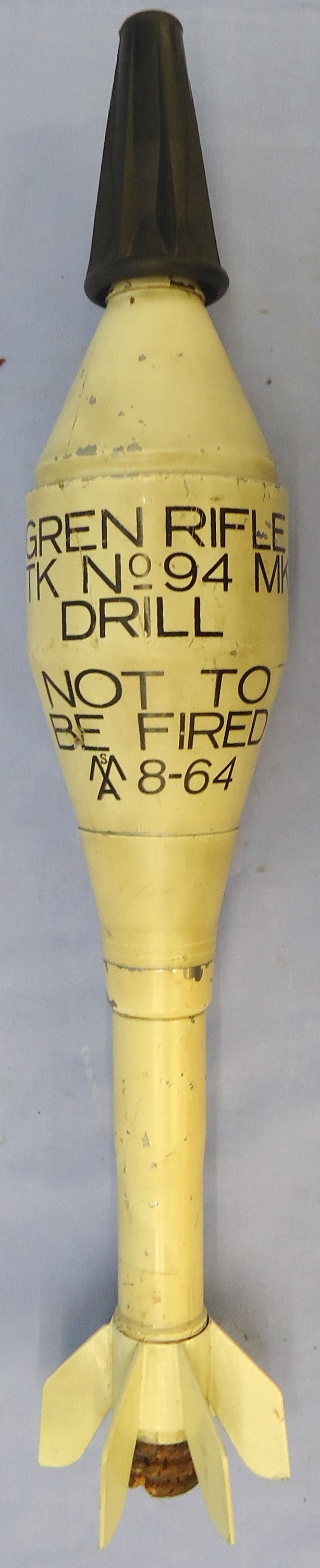 INERT. British No.94 Mark 1, Energa DRILL Rifle Grenade. - O 2027 INERT. British No.94 Mark 1, Energa DRILL Rifle Grenade. - O 2027  Other Ammunition - {CATEGORY} in 