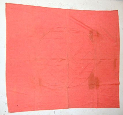  WW2 Era Nazi German Single Sided Heavy 3 Piece Construction NSDAP Party Wall Hanger / Banner Flag. Sn 15980:14. WW2 Era Nazi German Single Sided Heavy 3 Piece Construction NSDAP Party Wall Hanger / Banner Flag. Sn 15980:14.  Antique & Militaria