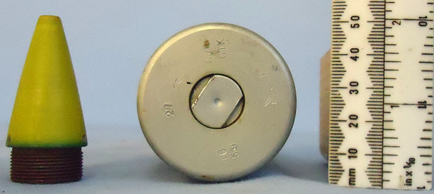  Czech M53/M59 (30x210) HEIT (High Explosive Incendiary Trace with self-destruct) Mint INERT Unfired Czech M53/M59 (30x210) HEIT (High Explosive Incendiary Trace  Antique & Militaria