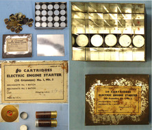INERT DEACTIVATED. British. Two Tinplate Tins (Of 20 Cartridges) Of Coffman, ICI Electric Engine Starter No.1, Mark 2 Cartridges. Total 25 Cartridges And Safety Caps. - O 1645 INERT DEACTIVATED. British. Two Tinplate Tins (Of 20 Cartridges) Of Coffman, ICI Electric Engine Starter No.1, Mark 2 Cartridges. Total 25 Cartridges And Safety Caps. - O 1645  Other