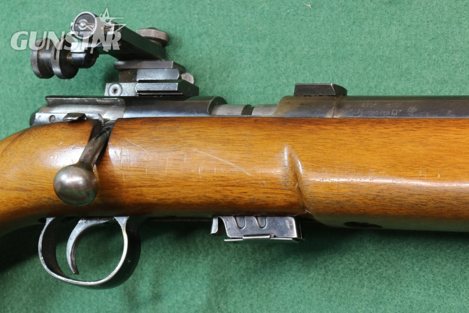 {CATEGORY} - BSA Century Bolt Action .22 Long Rifle (.22 LR) Rifle in 
