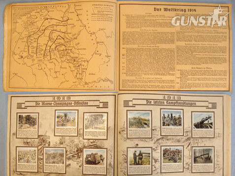 Der Weltkrieg\' (World War) 1914-1918 German Commemorative Cigarette Card Album  Der Weltkrieg' (World War) 1914-1918 German Commemorative Cigarette Card Album B Other Accessory