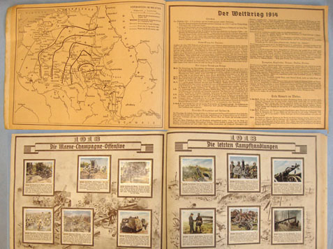 Der Weltkrieg\' (World War) 1914-1918 German Commemorative Cigarette Card Album  Der Weltkrieg' (World War) 1914-1918 German Commemorative Cigarette Card Album B Other Accessory