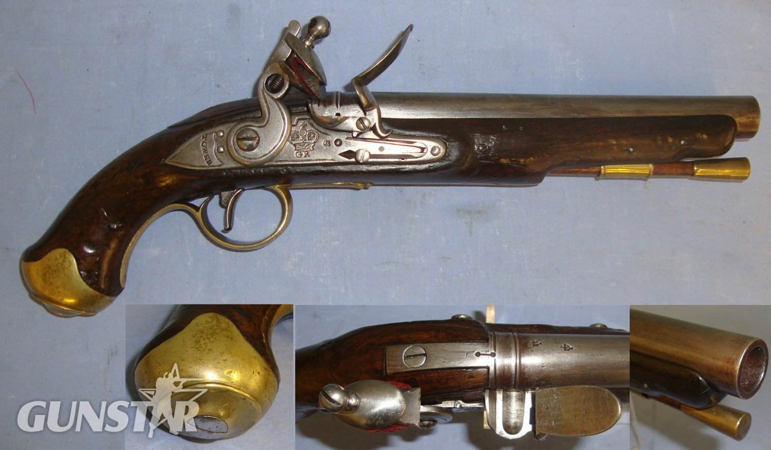 Enfield Stock Impressed With ‘JW’ Stock Maker’s Mark. Sn 22059:6 .65 Cal Muzzleloader Muzzleloader in 