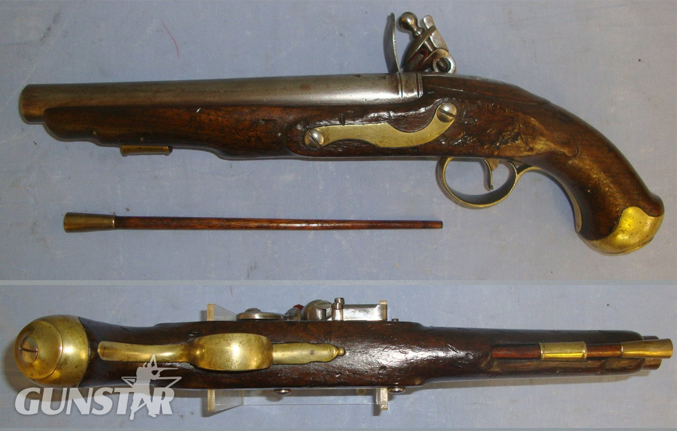  Enfield Stock Impressed With ‘JW’ Stock Maker’s Mark. Sn 22059:6 .65 Cal Muzzleloader Muzzleloader