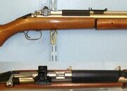 SCARCE IN THE UK**MINT**1949-1952 USA Sheridan Products Inc C- Series "Silver Streak" Bolt Action Loading, Pneumatic Pump Action .20 Calibre (5mm) Single Shot Air Rifle. AI 600 air rifle .20