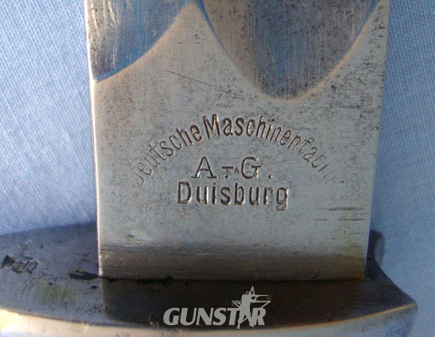 A-G Duisburg Bayonet