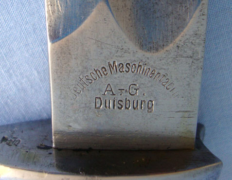 A-G Duisburg Bayonet