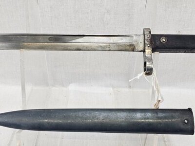 WW2 Czech M95 Bayonet And Scabbard sn. 7980 Bayonet