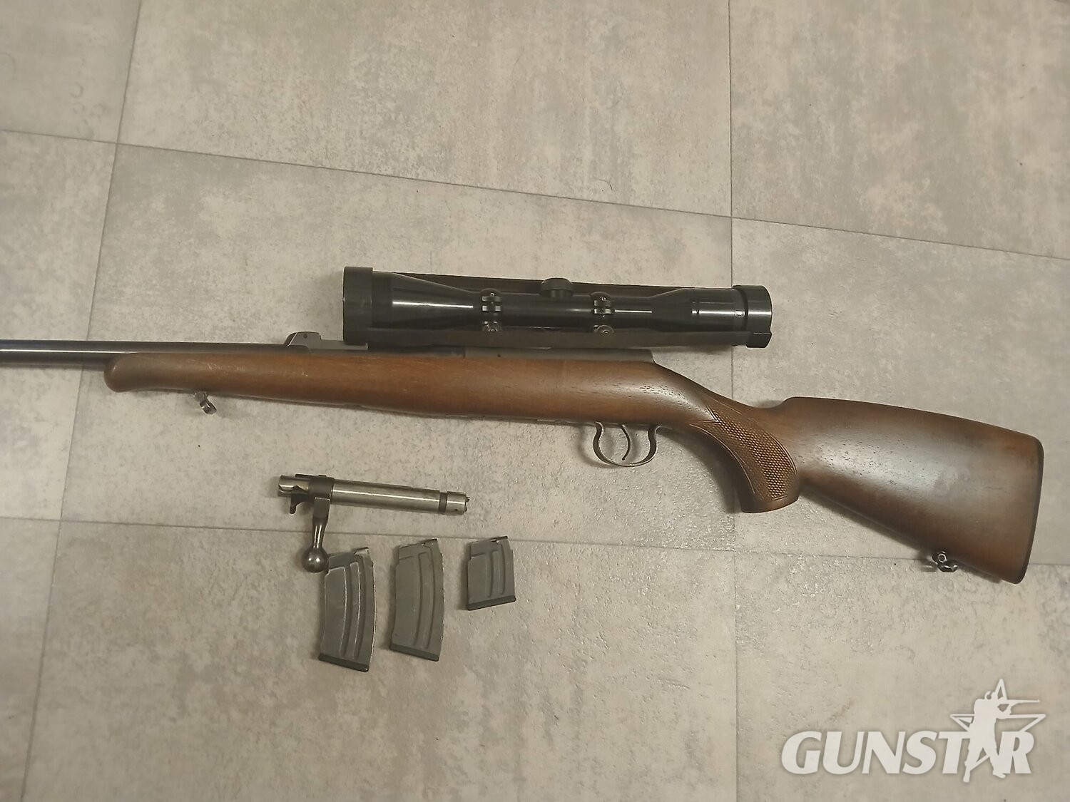 bruno 2.E.S Bolt Action .22 Long Rifle (.22 LR) Rifle in 