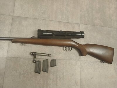 bruno 2.E.S Bolt Action .22 Long Rifle (.22 LR) Rifle