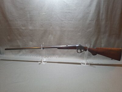 Belgian Falling Block Single Shot Obsolete Rifle