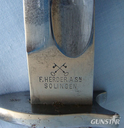 F. Herder Solingen Bayonet