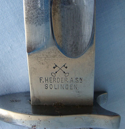 F. Herder Solingen Bayonet