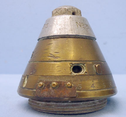 INERT DEACTIVATED. Rare, Unfired WW1 (1916 dated) British No 31 Nose Fuse For Th INERT DEACTIVATED. Rare, Unfired WW1 (1916 dated) British No 31 Nose Fuse For Th Antique & Militaria