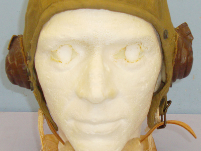 WWII US Army Air Forces  A-9 Summer Flying Helmet with Full Wiring Looms. 20979. WWII US Army Air Forces  A-9 Summer Flying Helmet with Full Wiring Looms. 20979. Clothing