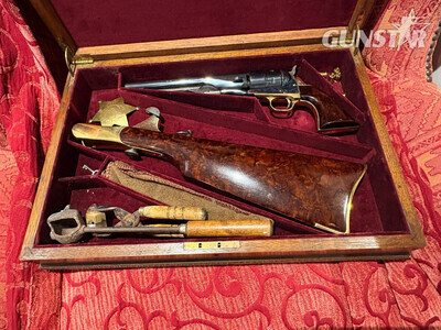 Italian made Colt Army 1860 model 9mm blank fire  - Blank Firing