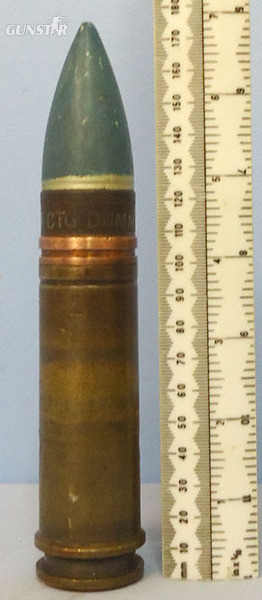  30x100B WECOM Weighted Dummy Round Inert American 30x100B WECOM Weighted Dummy Round Antique & Militaria