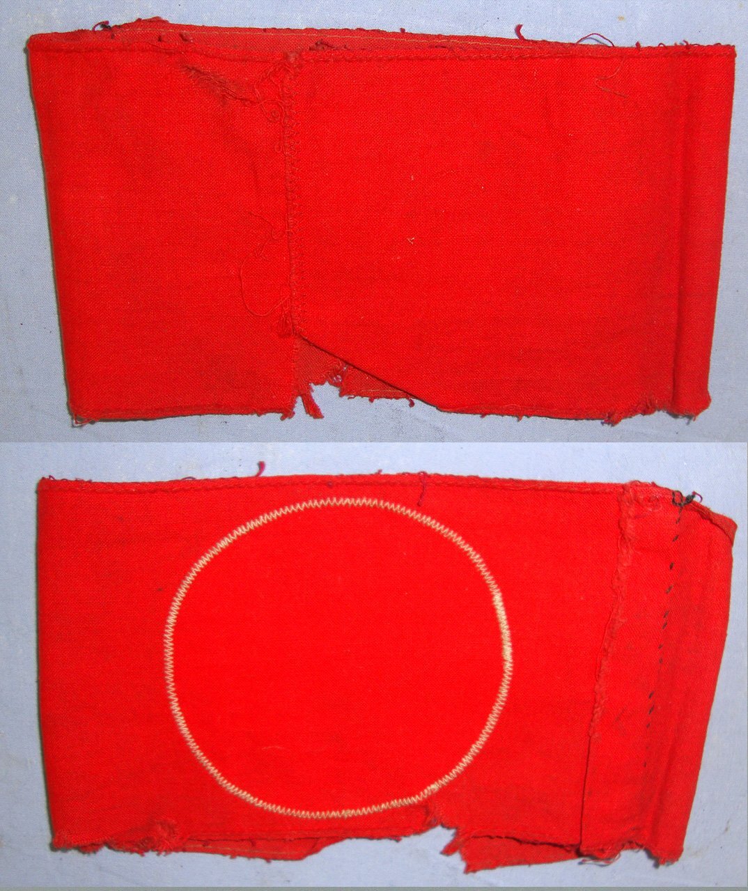  Original, WW2 Era Nazi German NSDAP (National Socialist German Workers Party) 3 Piece Construction Arm Band. N 157  Antique & Militaria