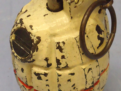 INERT DEACTIVATED. WW2, 1944 Dated, Mills No 36M MK1, Dummy Hand Grenade. Sn - 19966:6 INERT DEACTIVATED. WW2, 1944 Dated, Mills No 36M MK1, Dummy Hand Grenade. Sn - 19966:6  Other