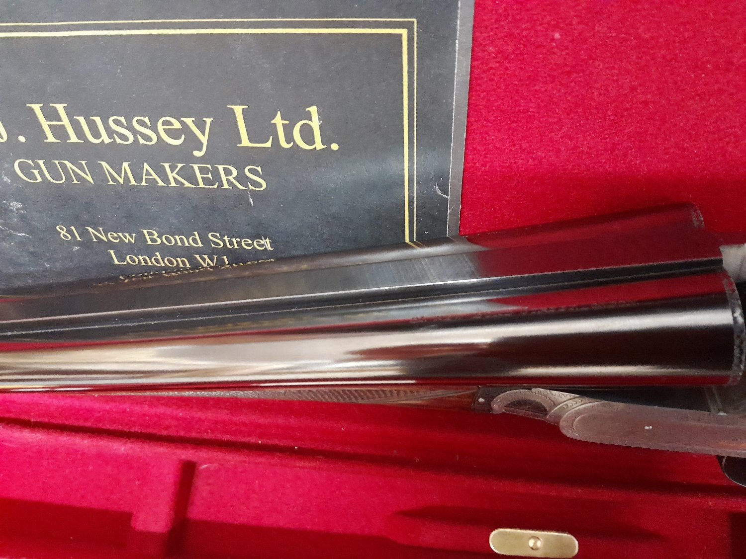 H. J. Hussey imperial live pigeon gun x2 barrel set Side By Side 12 Bore/gauge - {CATEGORY}