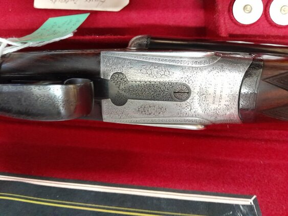 {CATEGORY} - H. J. Hussey imperial live pigeon gun x2 barrel set Side By Side 12 Bore/gauge