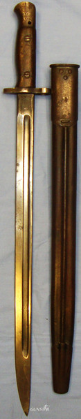  British ‘1907’ Bayonet and Scabbard by ‘GEO. Bussey & Co Ltd. BAYO 759. Bayonet