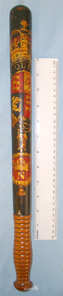 Victorian Era British Hand Painted Police Truncheon  Other Accessory in 